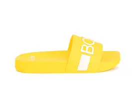 Hugo Boss Kid's J29274 535 Logo Slider Yellow