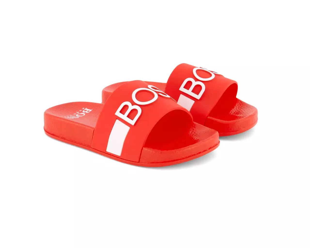 Hugo Boss Kids J29274 997 Logo Sliders Red