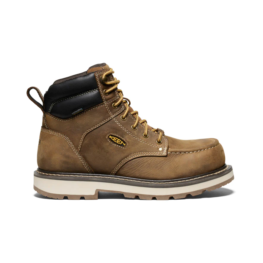 Keen Utility Men’s Cincinnati 6′ WP Safety Toe Boots-Belgian/Sandshell