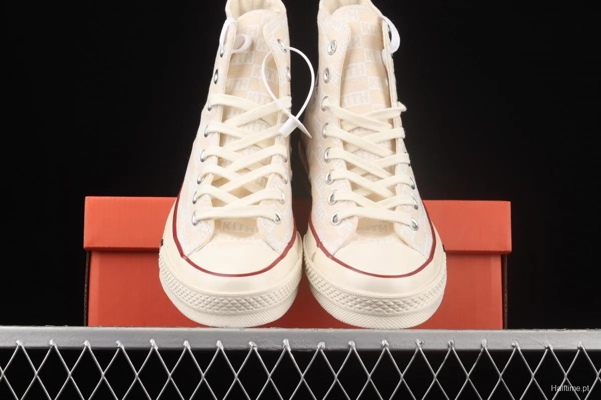 Kith x Converse Chuck 70 joint series high-top casual board shoes 165523C