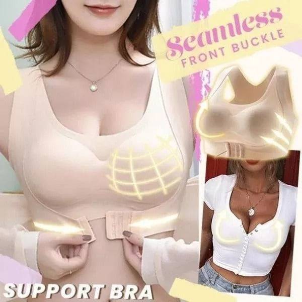 Libiyi Seamless Front Buckle Support Bra