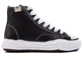 Maison Mihara Yasuhiro High Top Lace Up Sneaker in Black