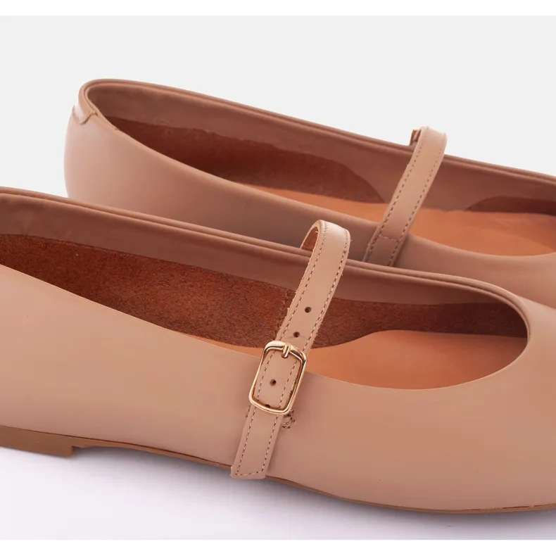 Marco Shoes Emma ballet shoes beige