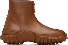 Marni Brown Zip Boots