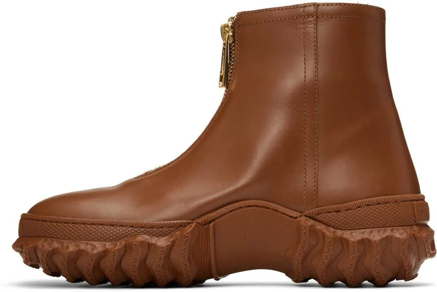 Marni Brown Zip Boots