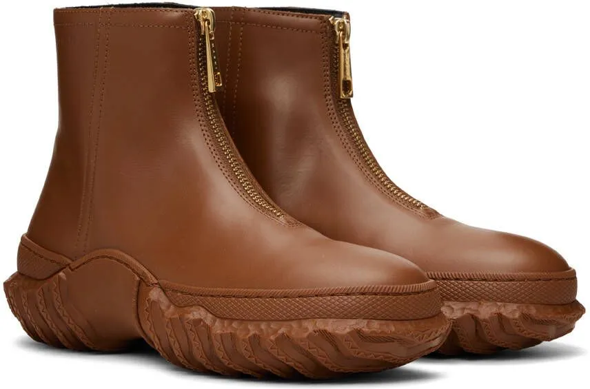 Marni Brown Zip Boots