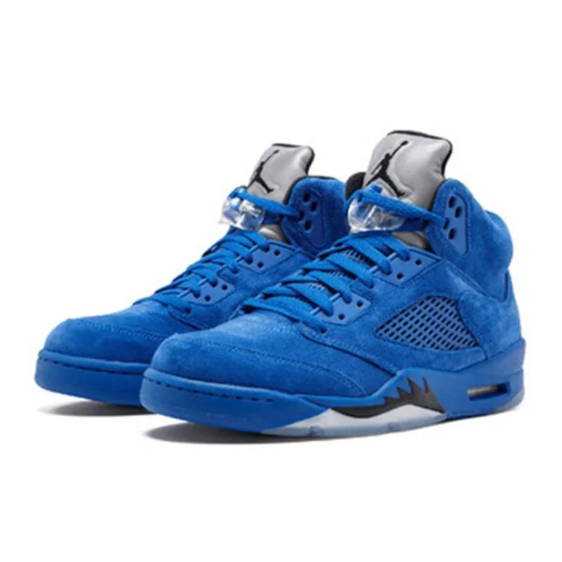 Men's Jordan 5 Retro Laney Basketball Shoes - Blue