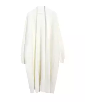 Midi Mohair Faux Mink Cashmere Oversized Cardigan