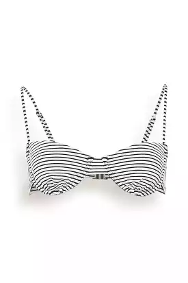 Miranda Bikini Top in Classic Breton Stripe