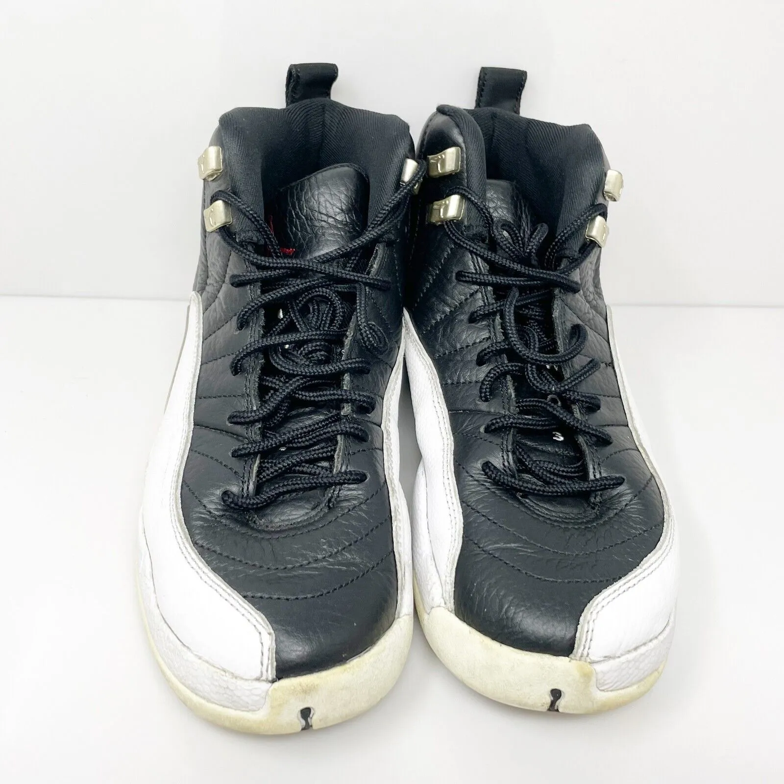 Nike Boys Air Jordan 12 153265-006 Black Basketball Shoes Sneakers Size 6Y