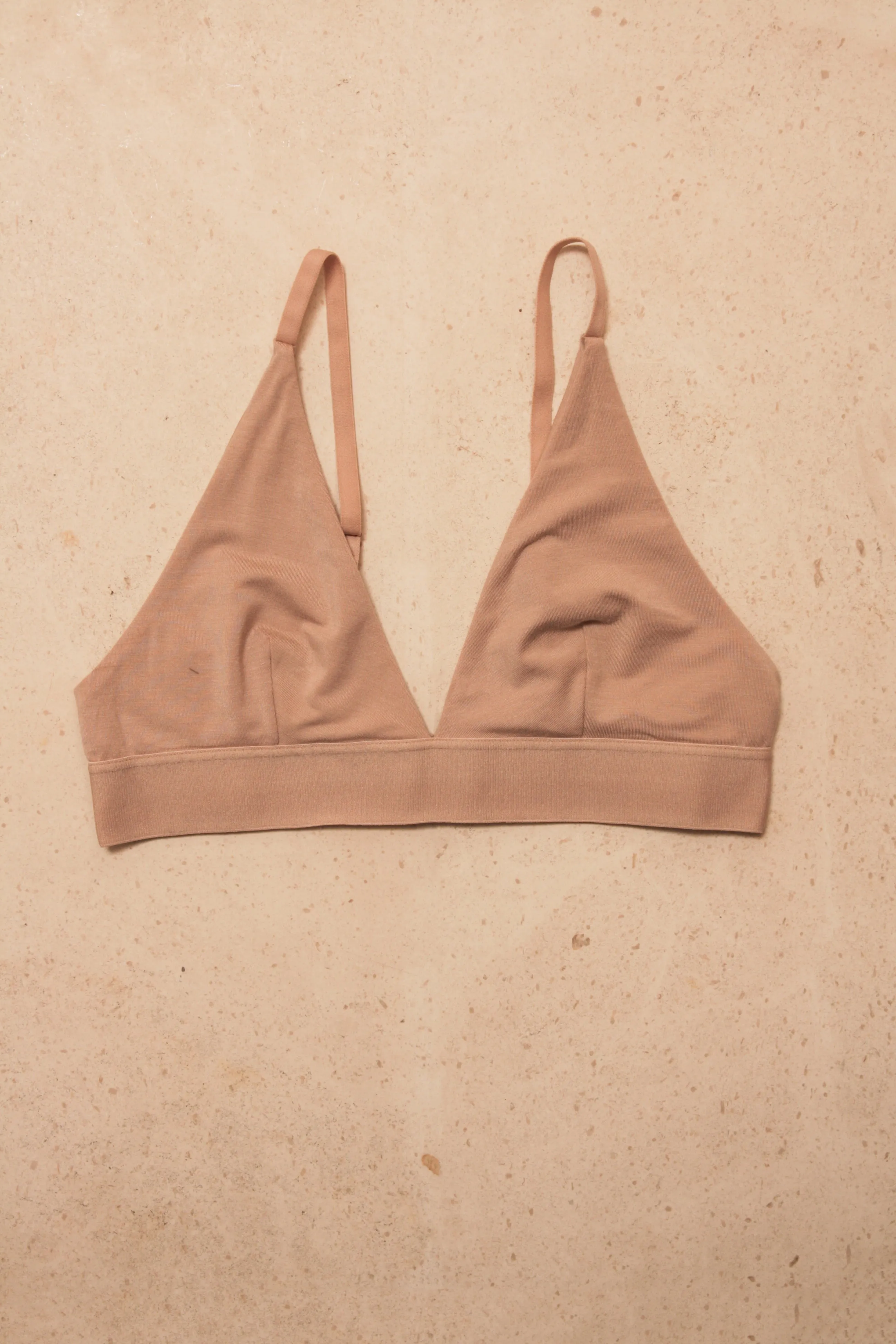 Nude Triangle Bra Bamboo