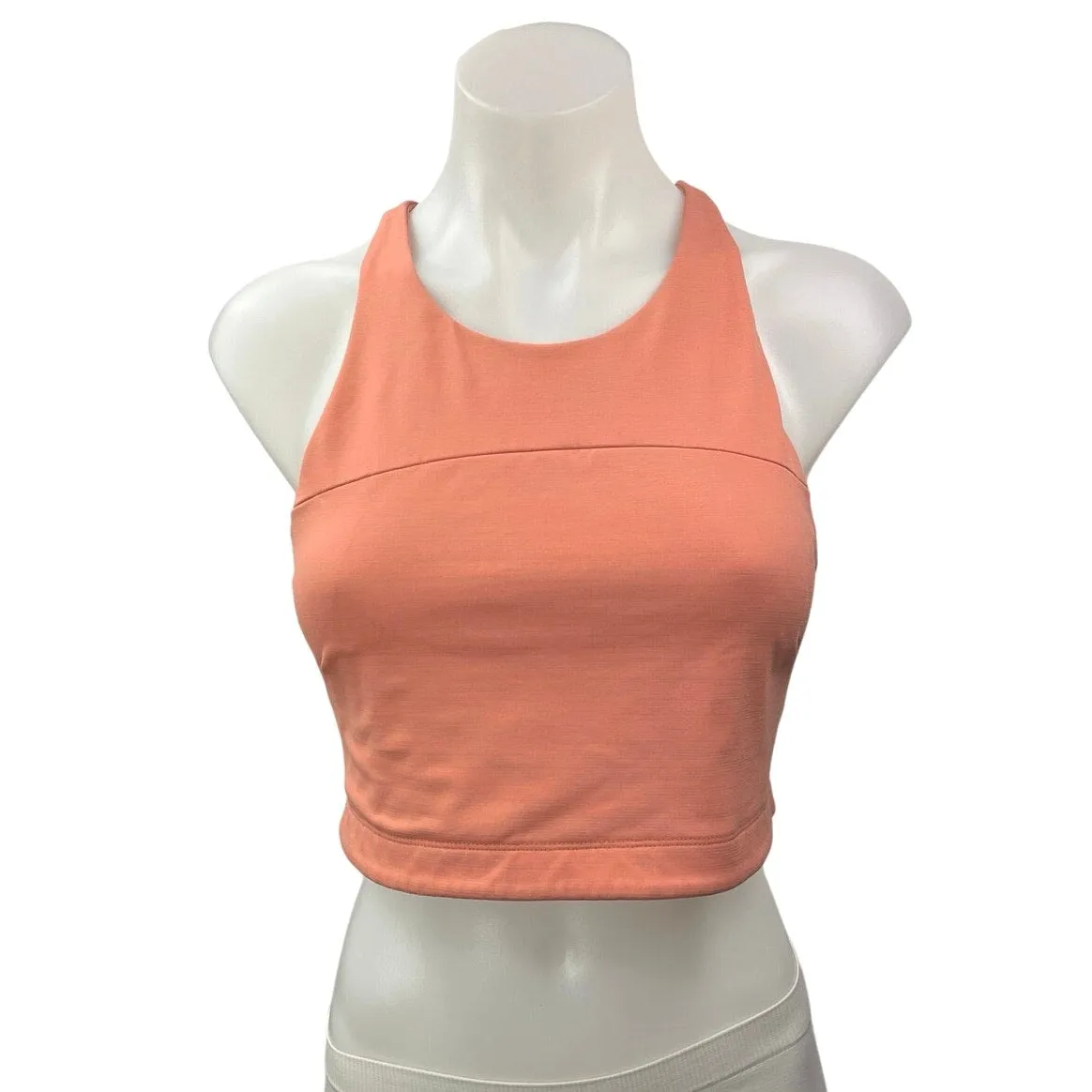 Outdoor Voices Orange Racerback Athletic Activewear Sports Bra Tank Top Size M