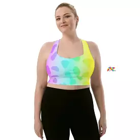 Pastel Pride Long Line Sports Bra