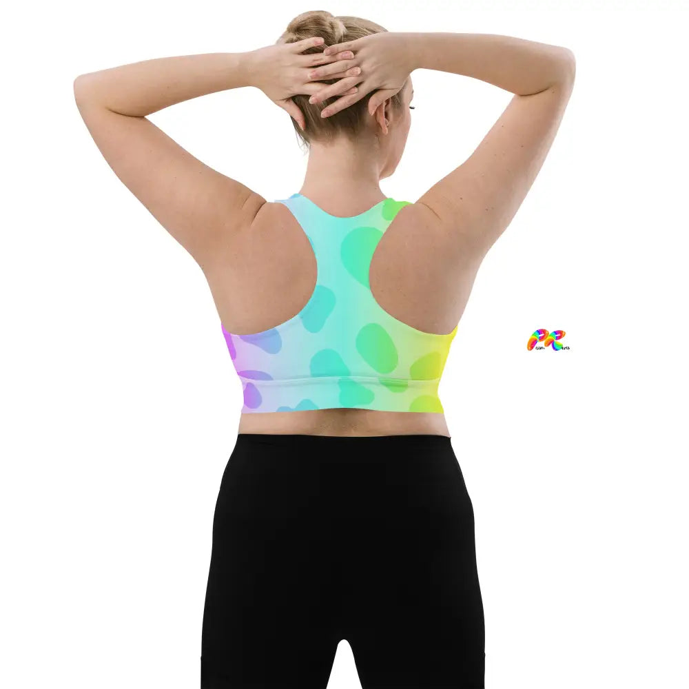 Pastel Pride Long Line Sports Bra