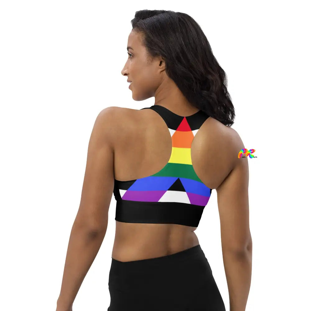 Pride Ally Longline Sports Bra