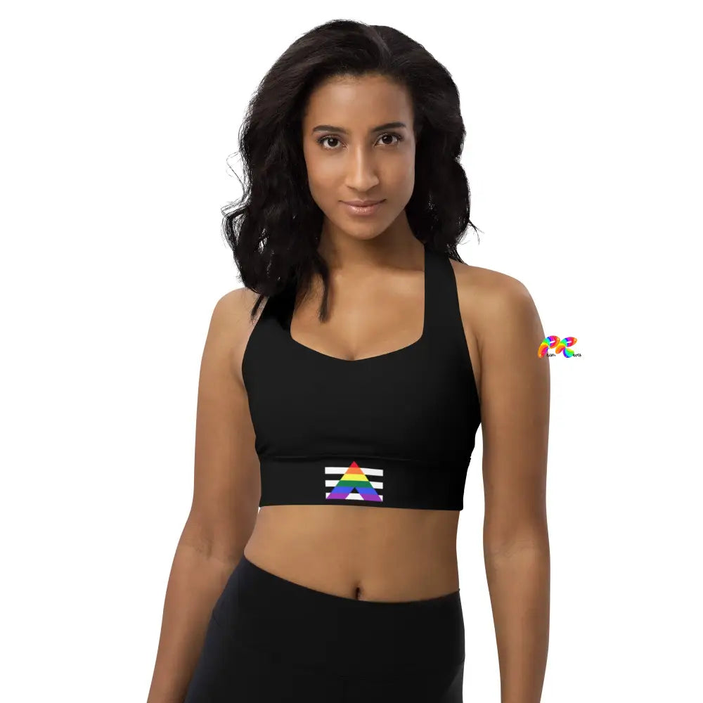 Pride Ally Longline Sports Bra