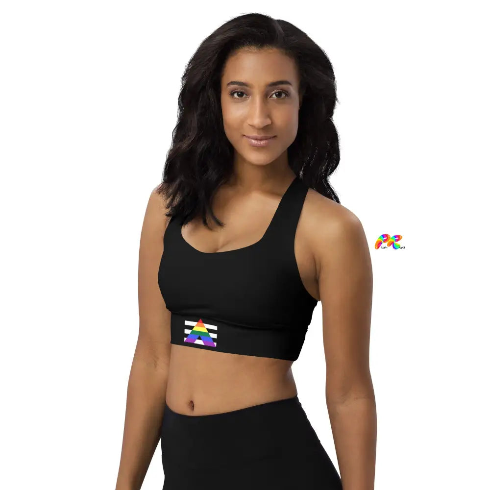 Pride Ally Longline Sports Bra