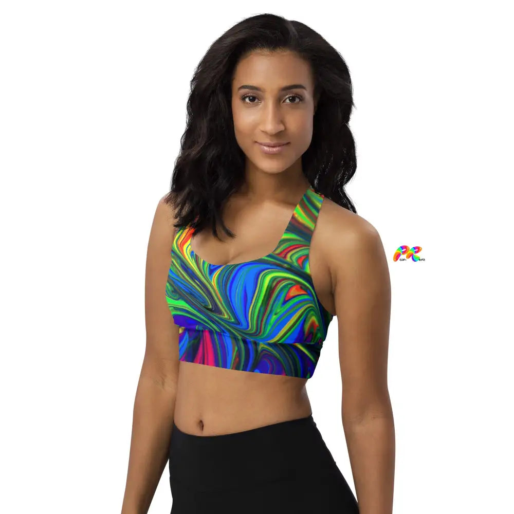 Pride Paint Longline Sports Bra