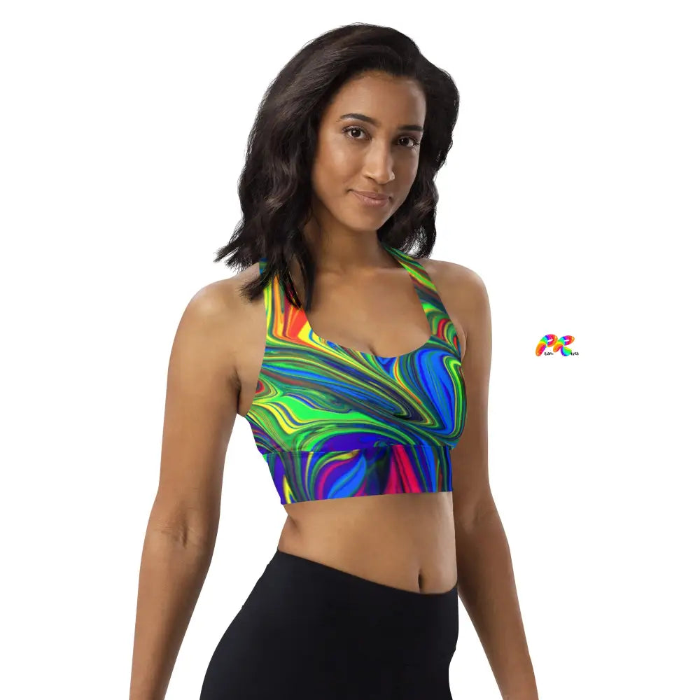 Pride Paint Longline Sports Bra