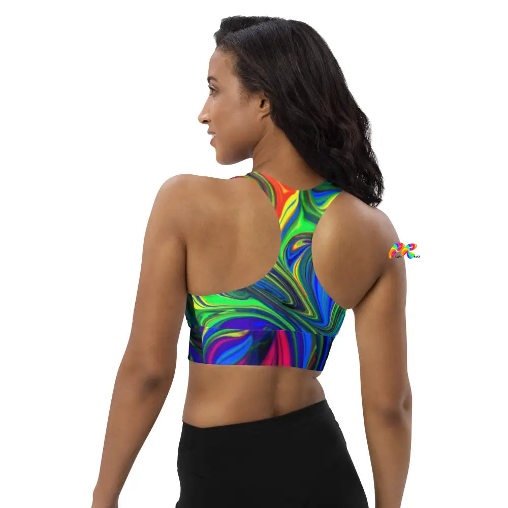 Pride Paint Longline Sports Bra