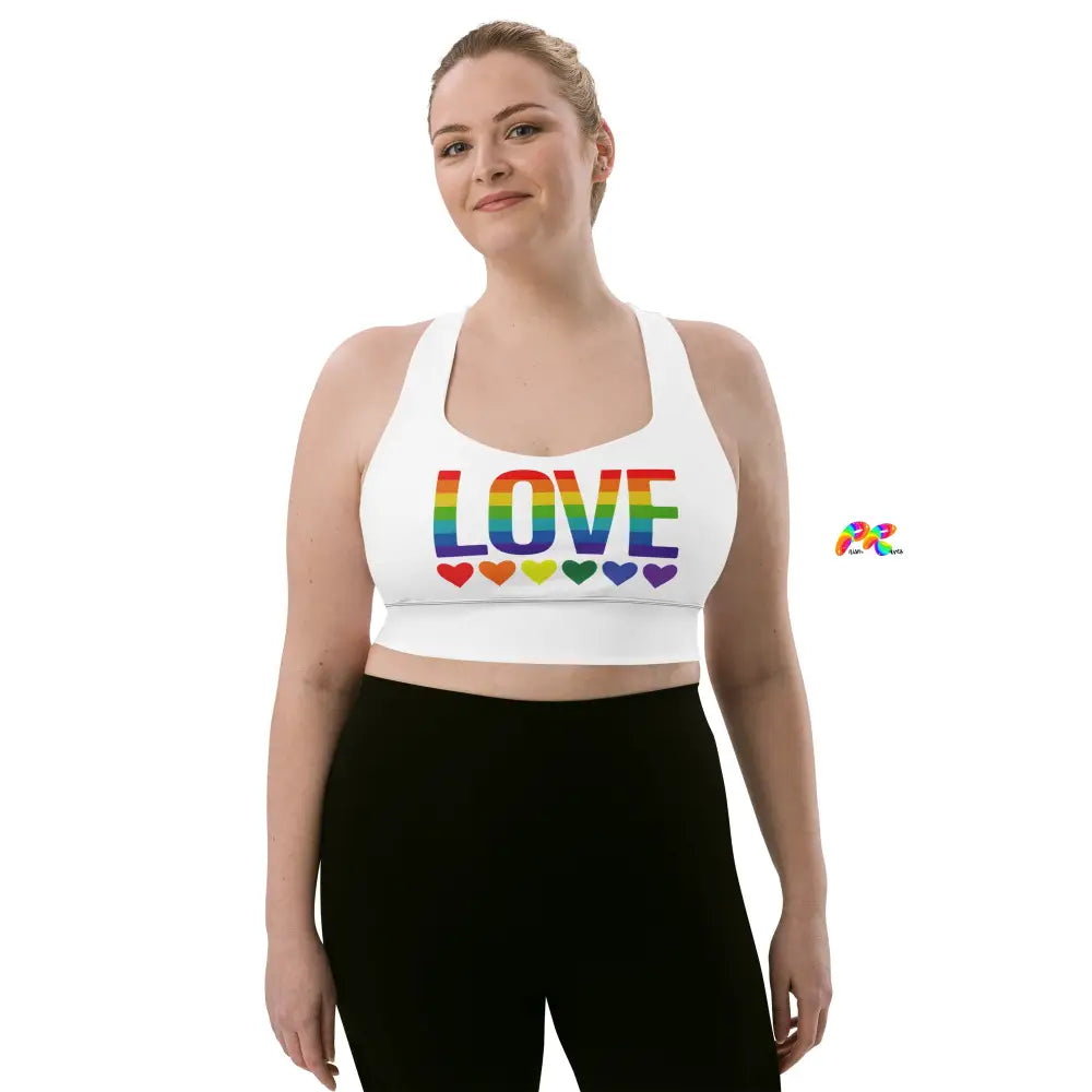 Pride/LGBTQ, Love, Sports Bra