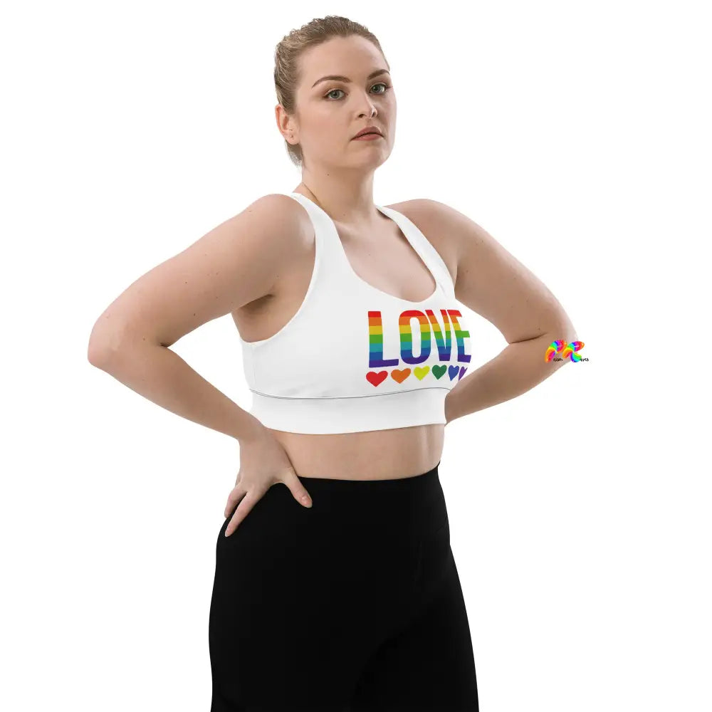 Pride/LGBTQ, Love, Sports Bra