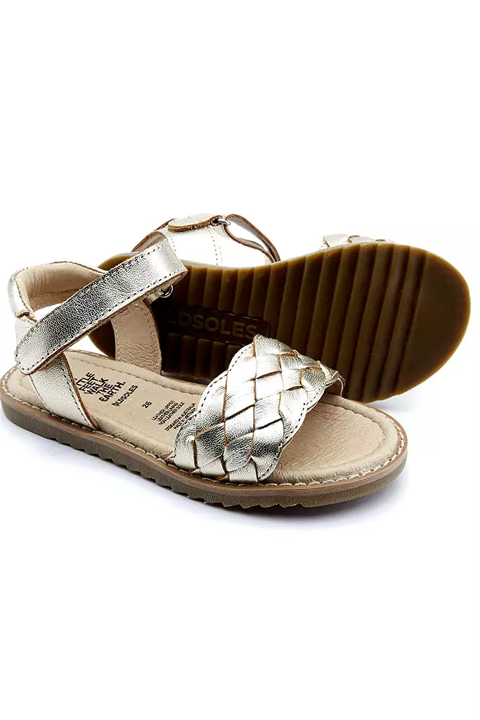 Puffy Sandals - Gold