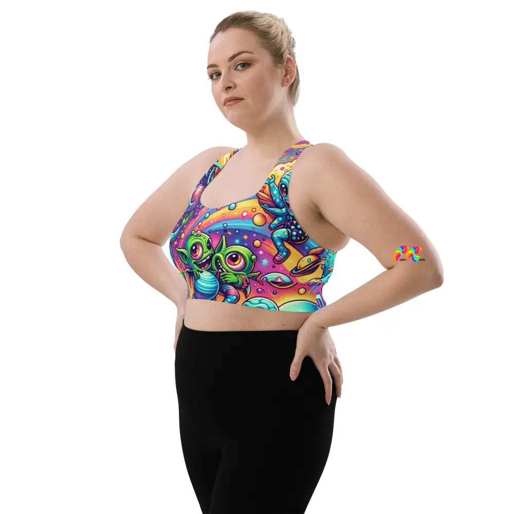 Rave Adventure Longline Sports Bra