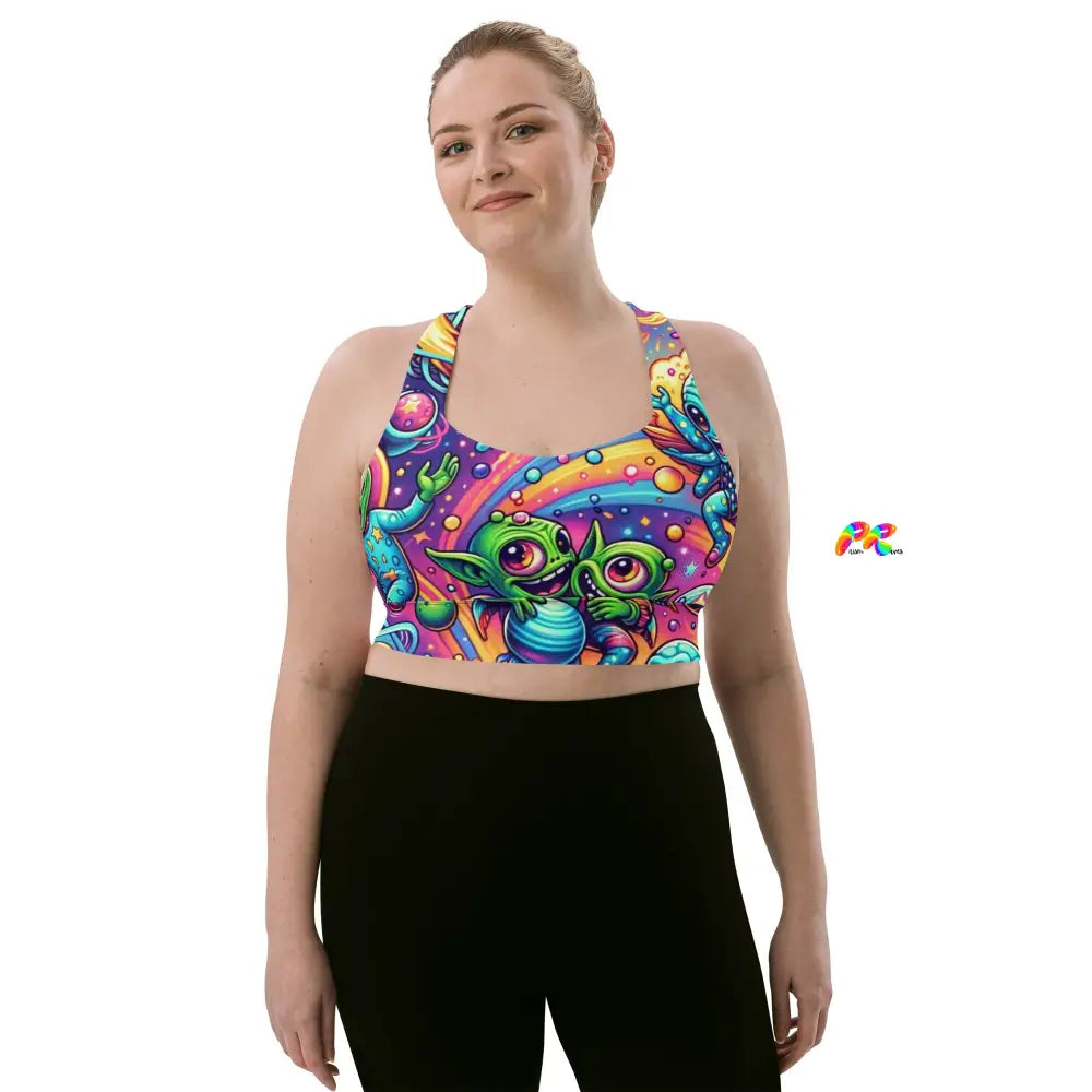 Rave Adventure Longline Sports Bra