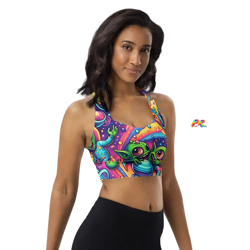 Rave Adventure Longline Sports Bra