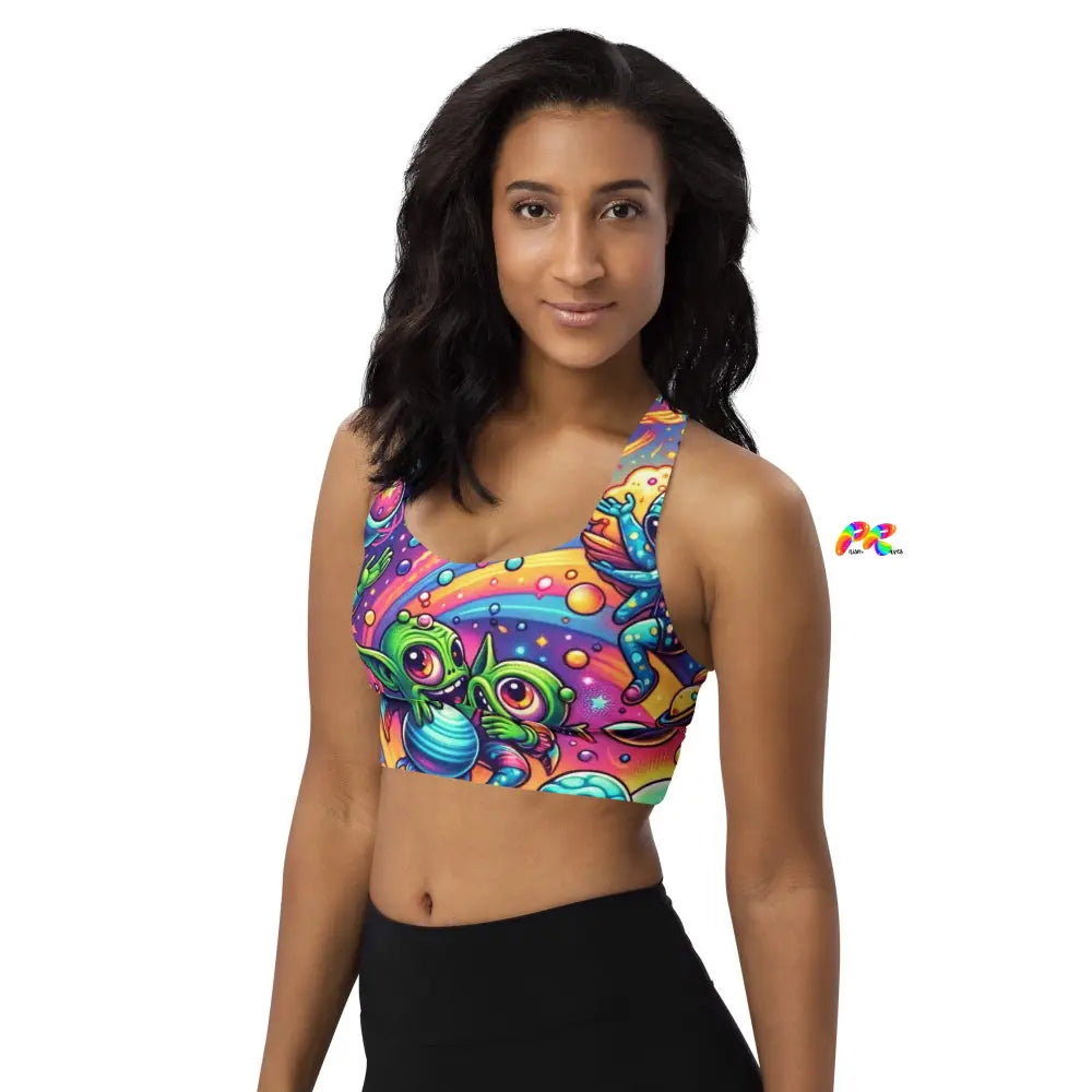 Rave Adventure Longline Sports Bra