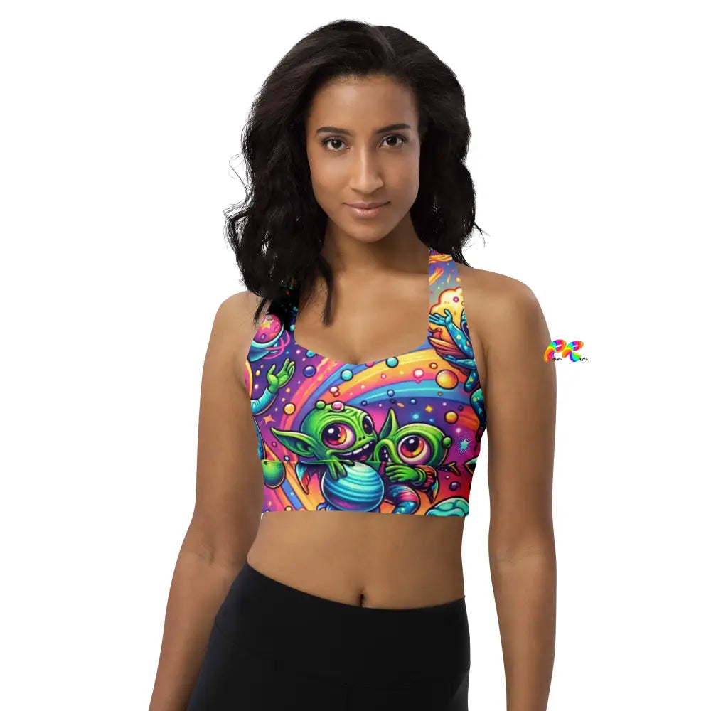 Rave Adventure Longline Sports Bra