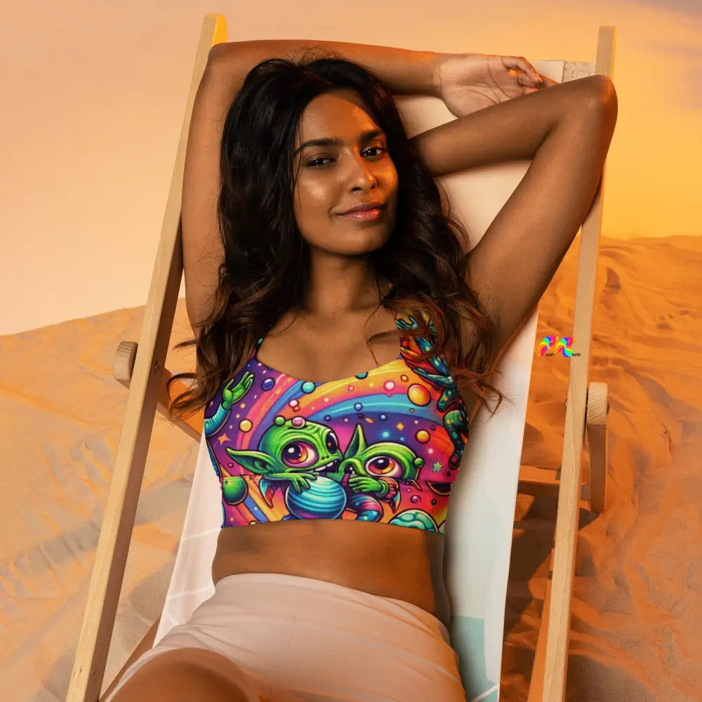 Rave Adventure Longline Sports Bra