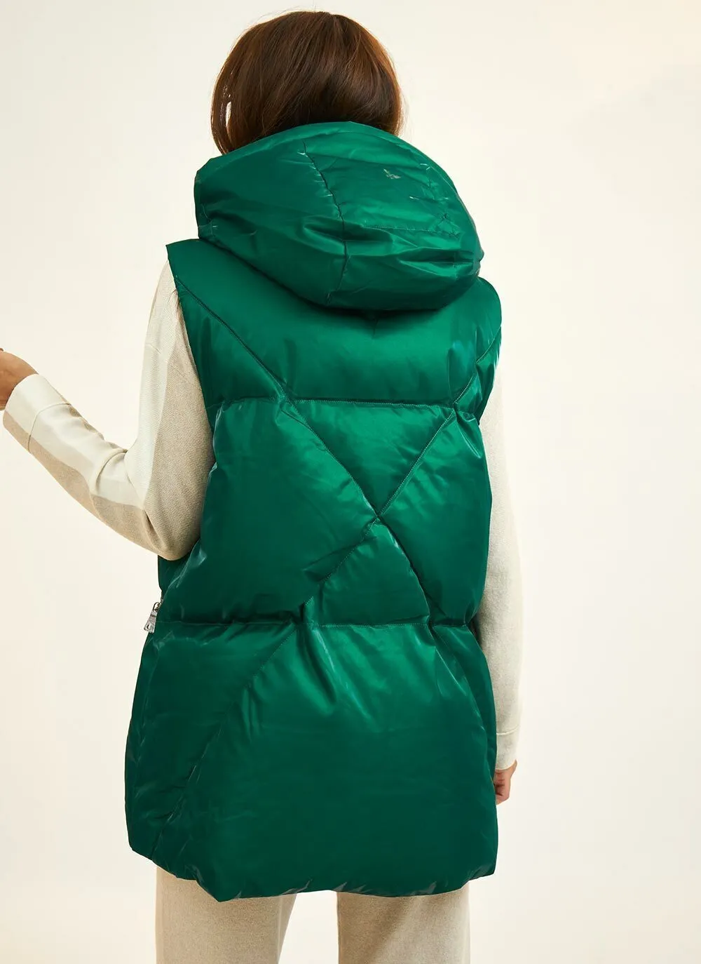 Re-Stock November 16. Premium Glaze Down Fill Vest