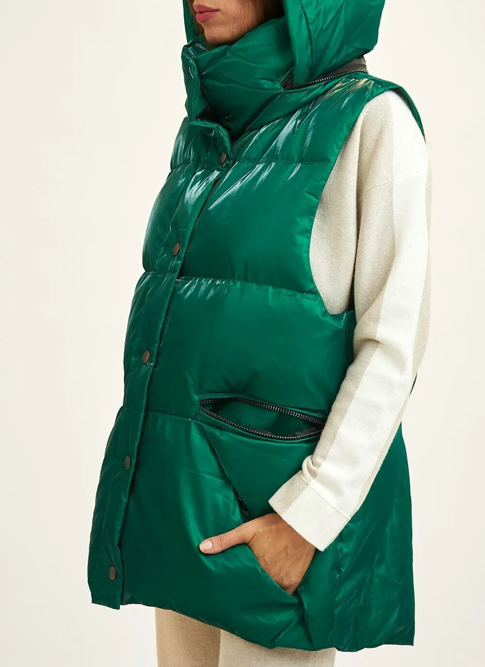 Re-Stock November 16. Premium Glaze Down Fill Vest