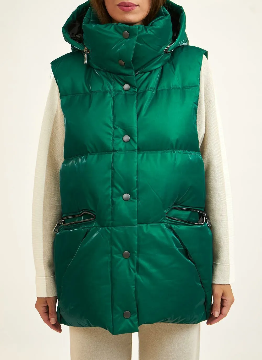 Re-Stock November 16. Premium Glaze Down Fill Vest