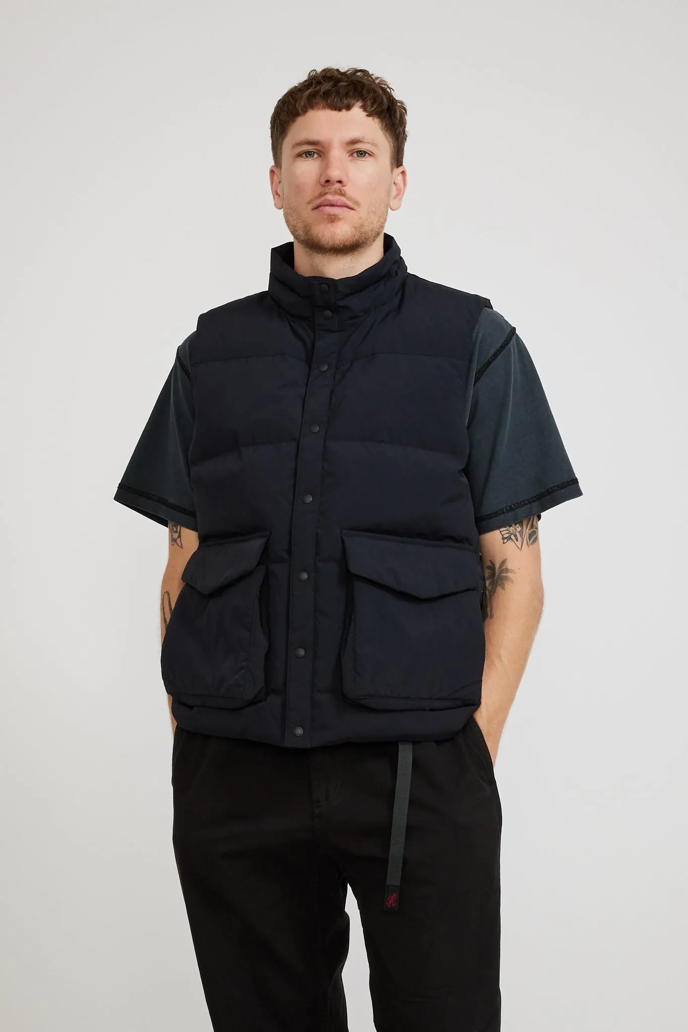 Recycled Down Vest Black