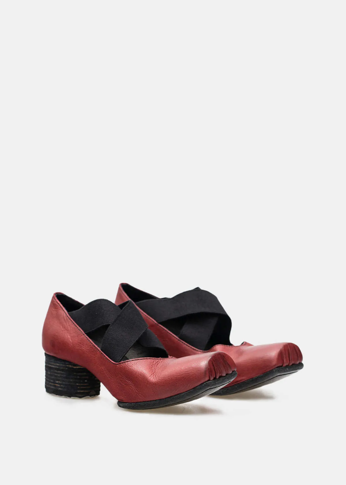 Red High Ballet Shoes - Red