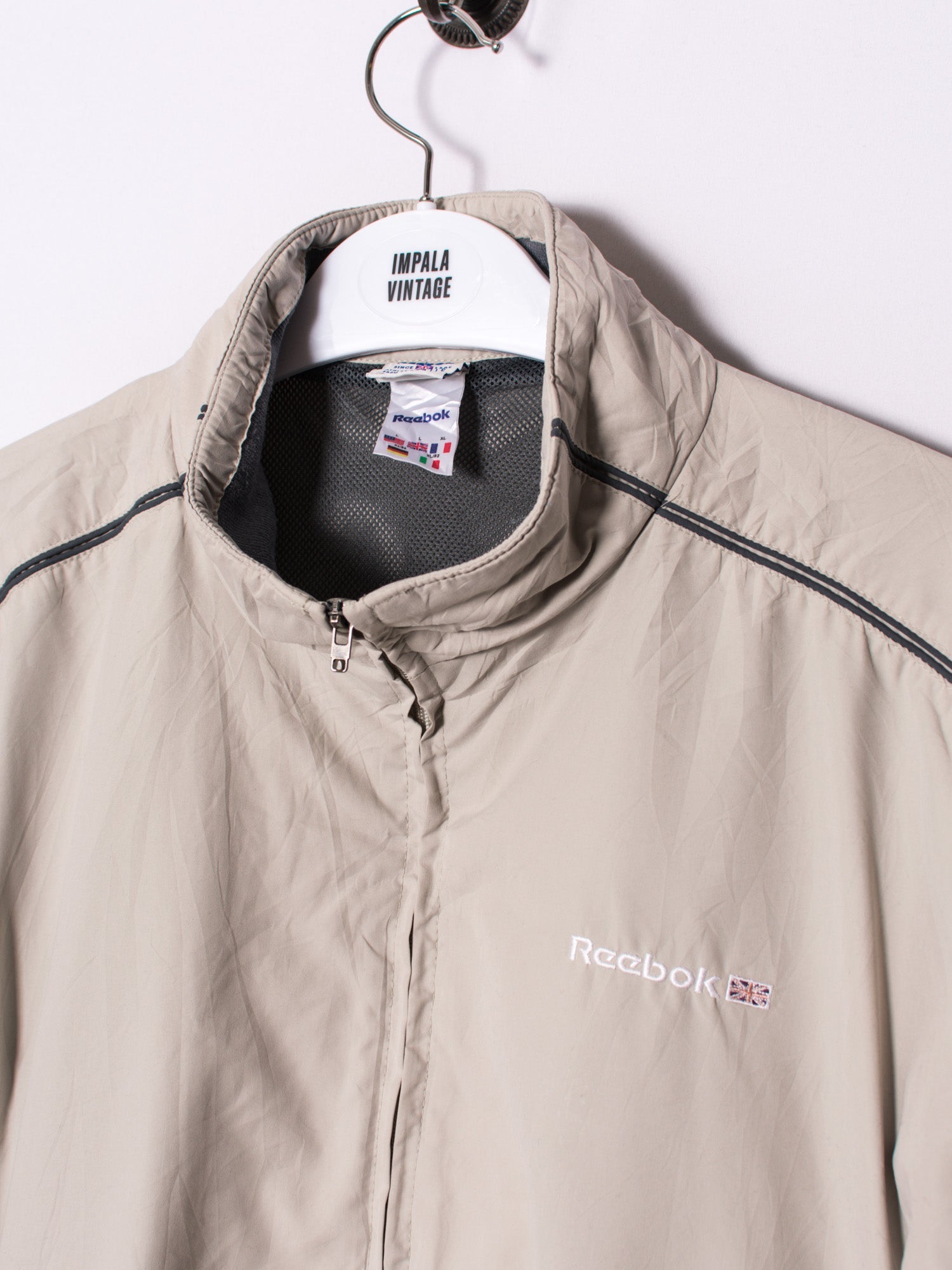 Reebok Light Grey Track Jacket