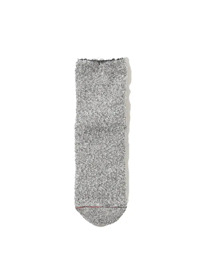 RoToTo Double Face Room Socks Thermo Fleece Mid Grey