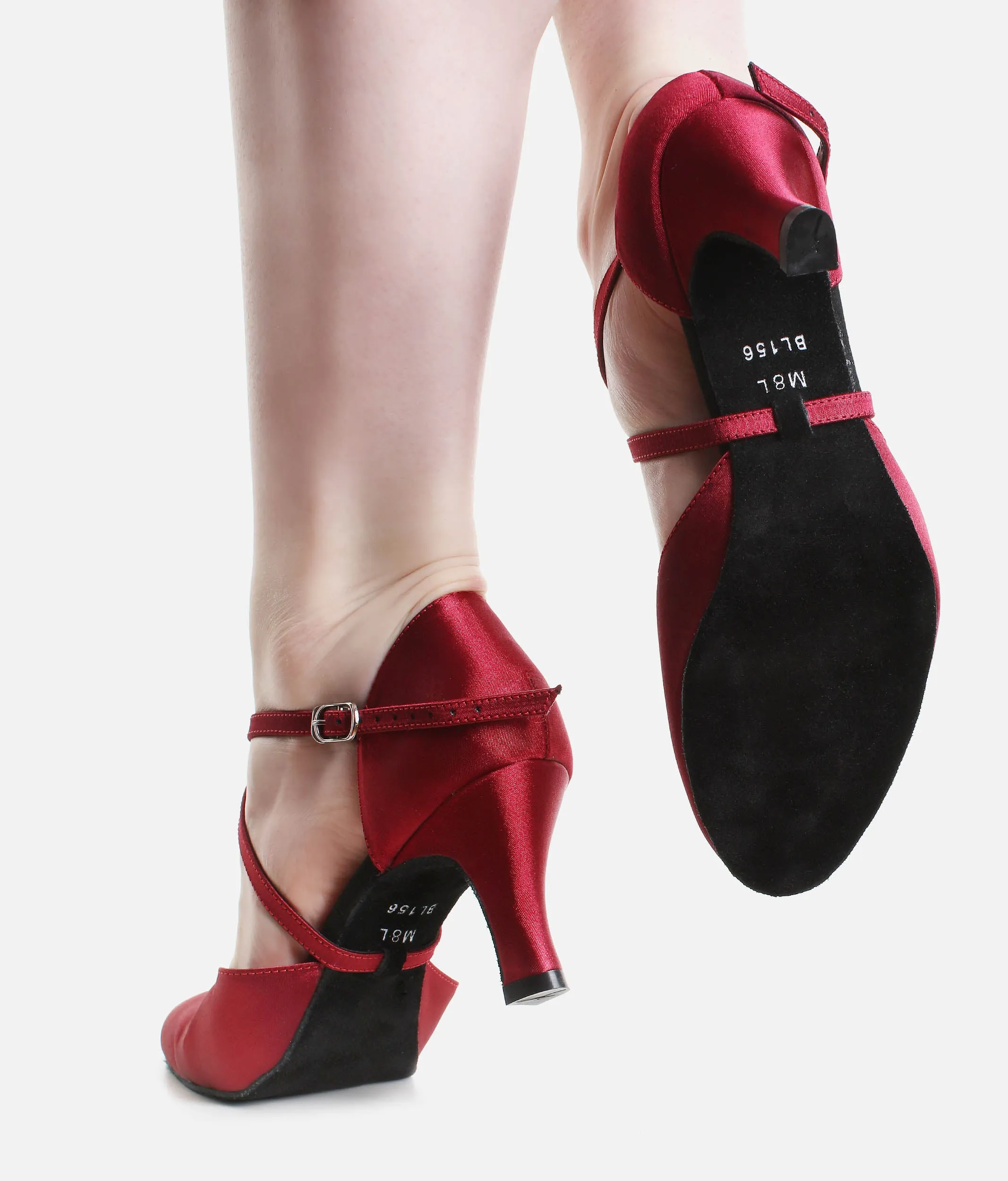 Satin Dance Shoes, Ballroom Shoes - BL156