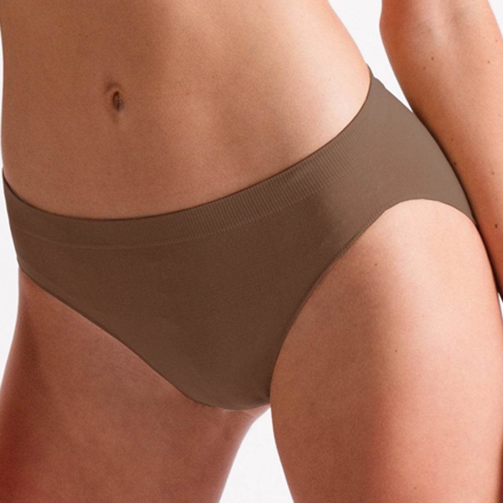 Silky Seamless High Cut Brief