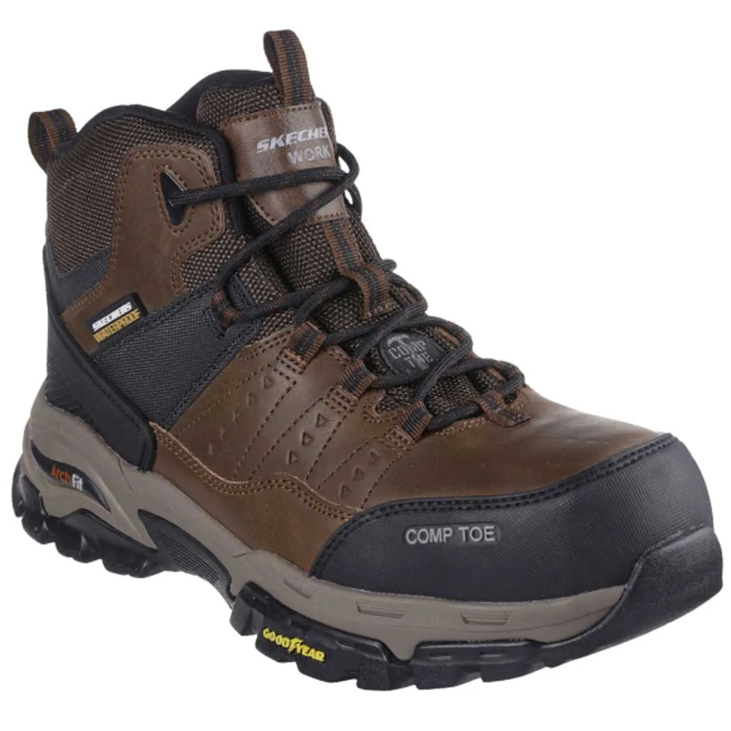 Skechers Work: Arch Fit Tarver CT Boot Brown/ Black (Men's)