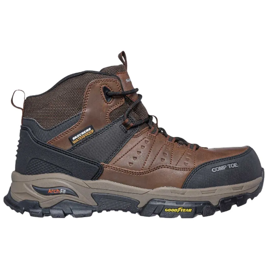 Skechers Work: Arch Fit Tarver CT Boot Brown/ Black (Men's)