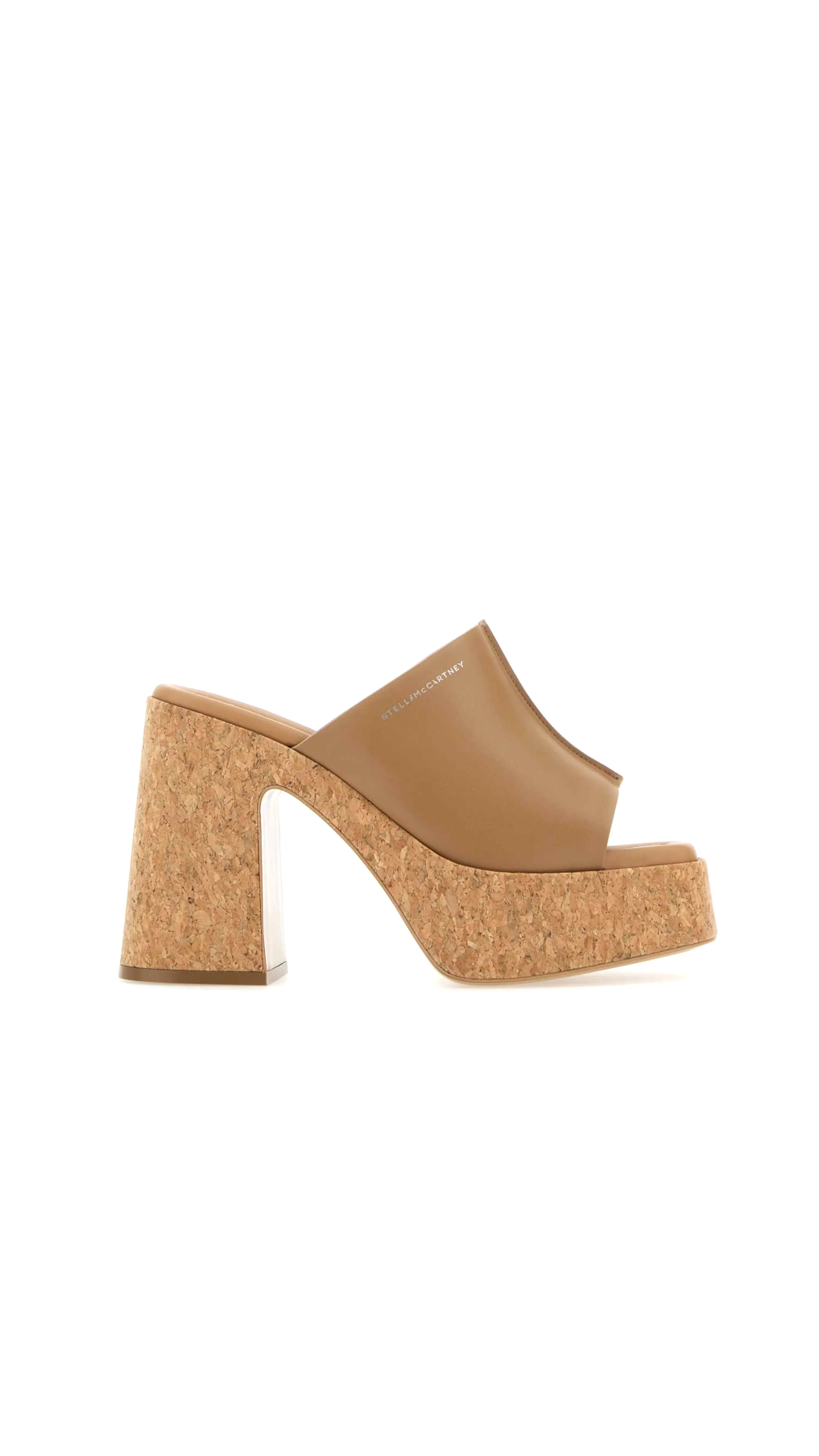 Skyla Platform Mule Sandals - Brown