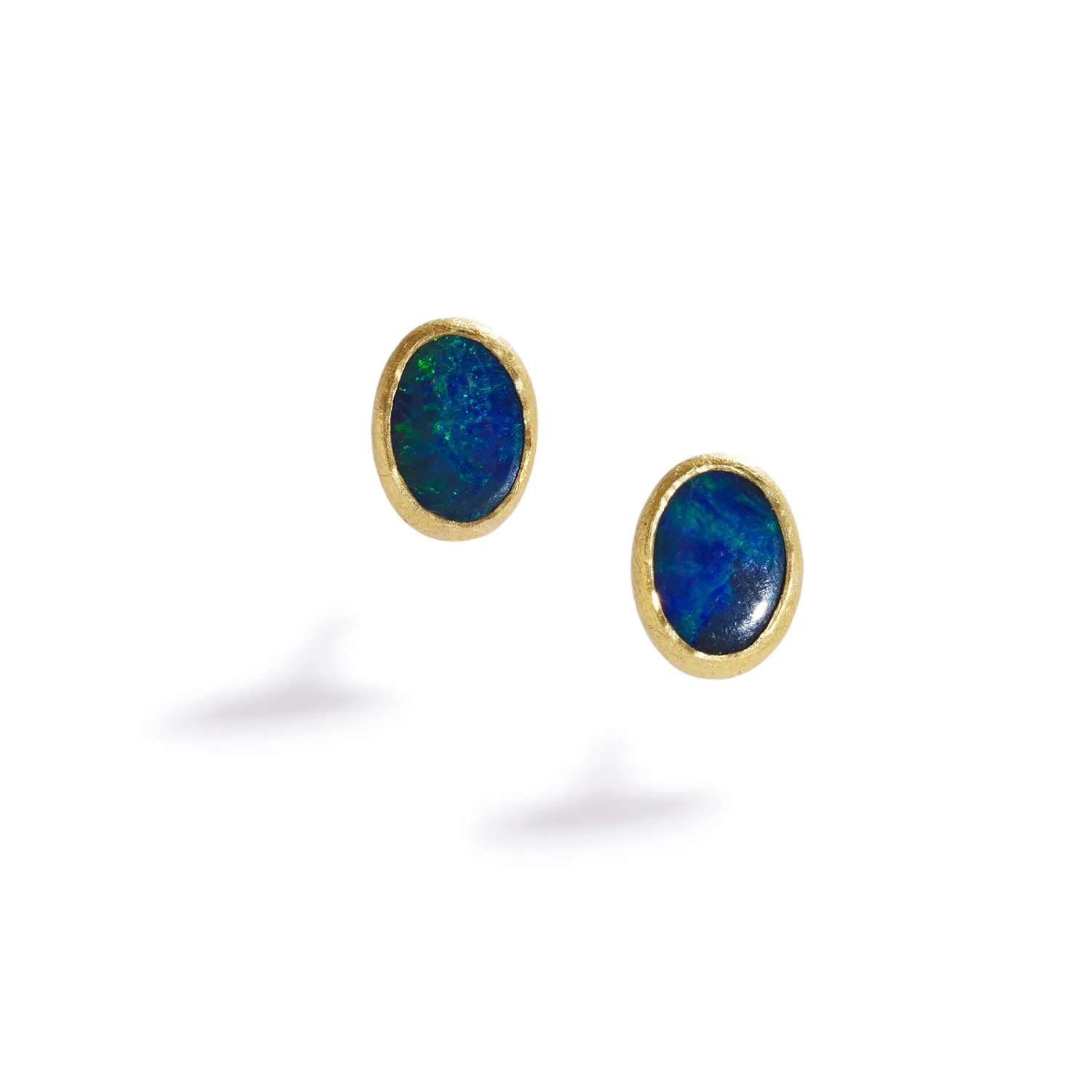 Small Australian Opal Earrings