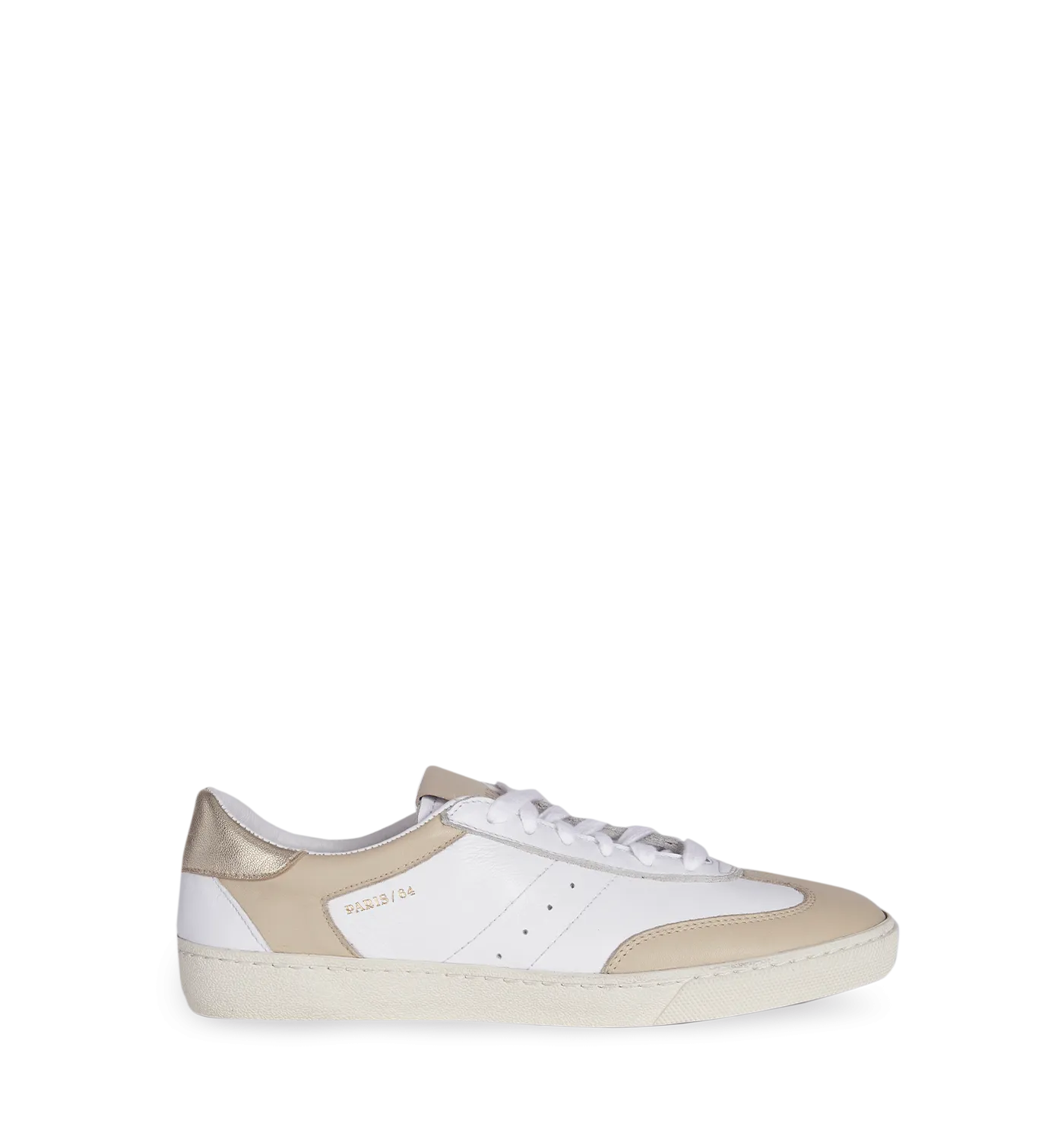 Sneaker Retro P64 White & Cream