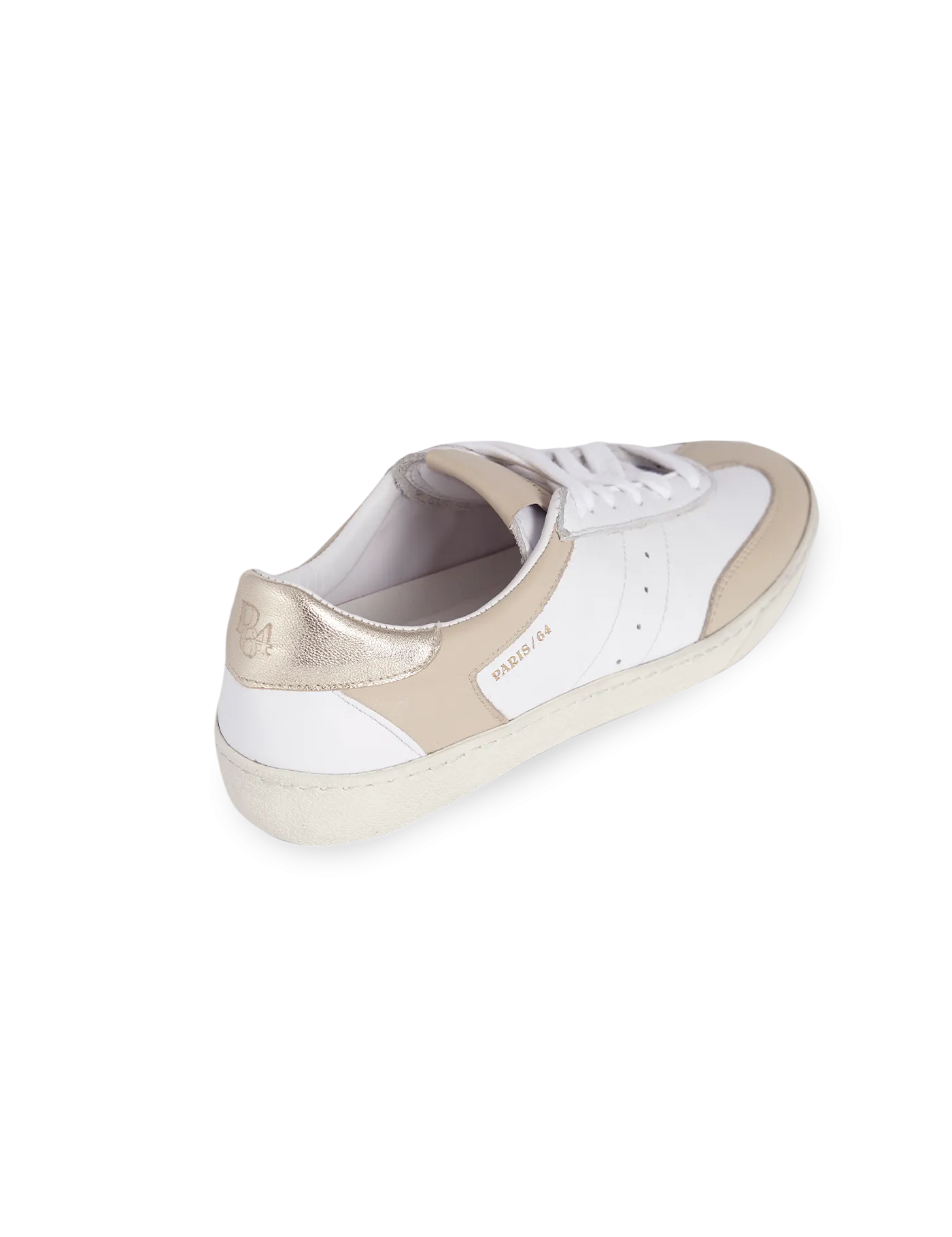 Sneaker Retro P64 White & Cream