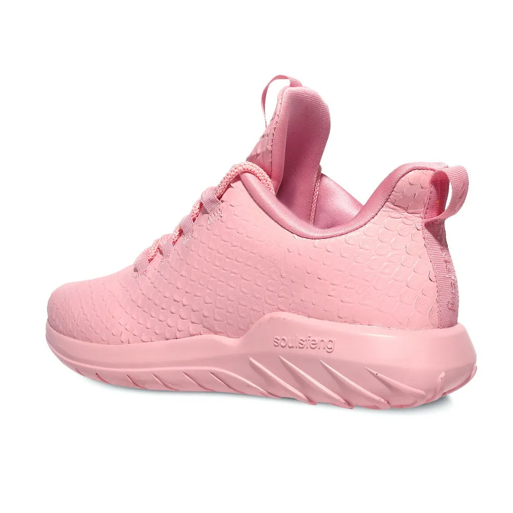 Soulsfeng DJ Colleen Shannon Snake Scale Sneaker Pink