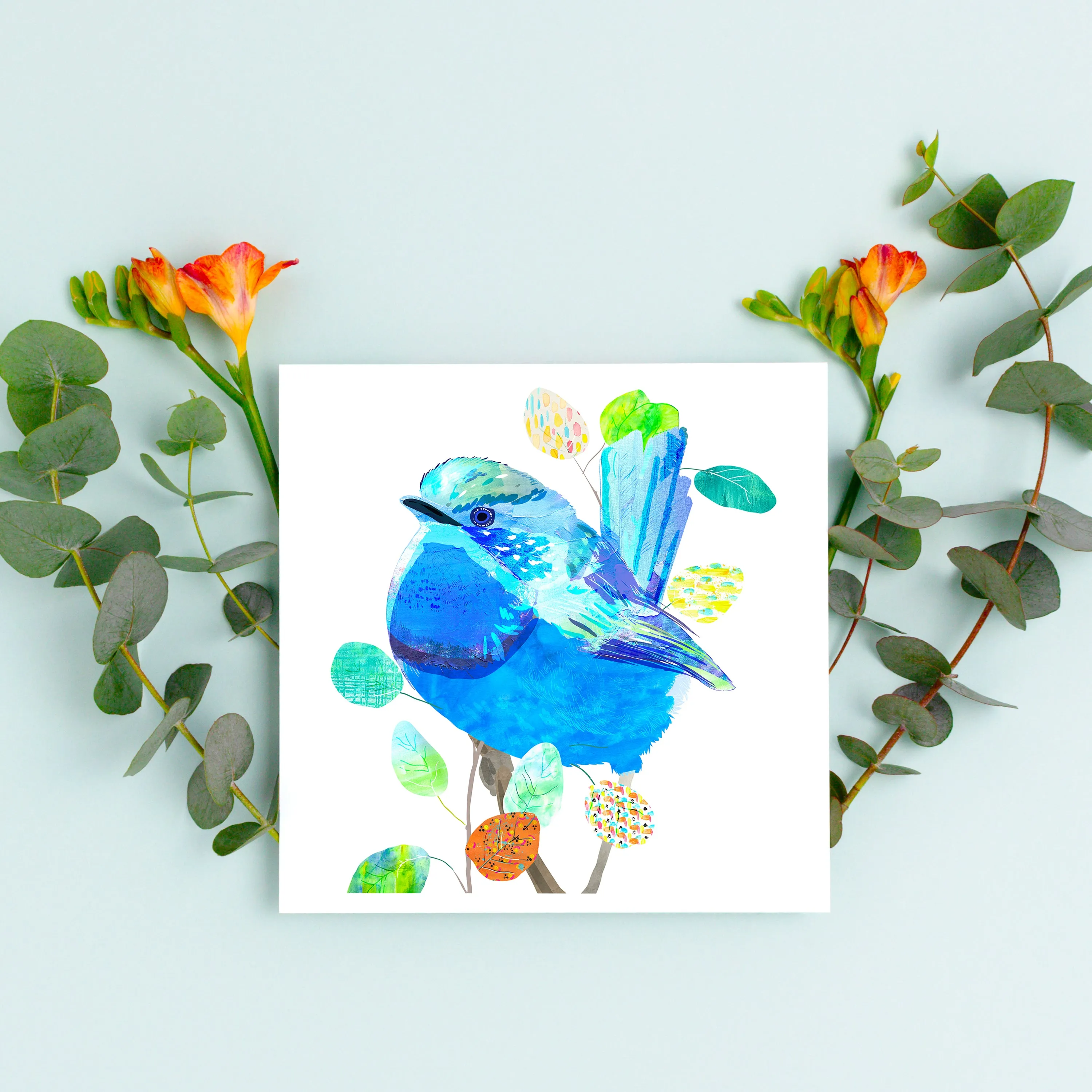 Splendid Fairy-Wren Art Print